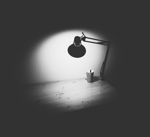 Osvětlení od lampičky